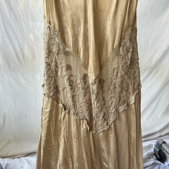Johnny Was Biya Silk Cream Lace Maxi Dress - Picture 8 of 10